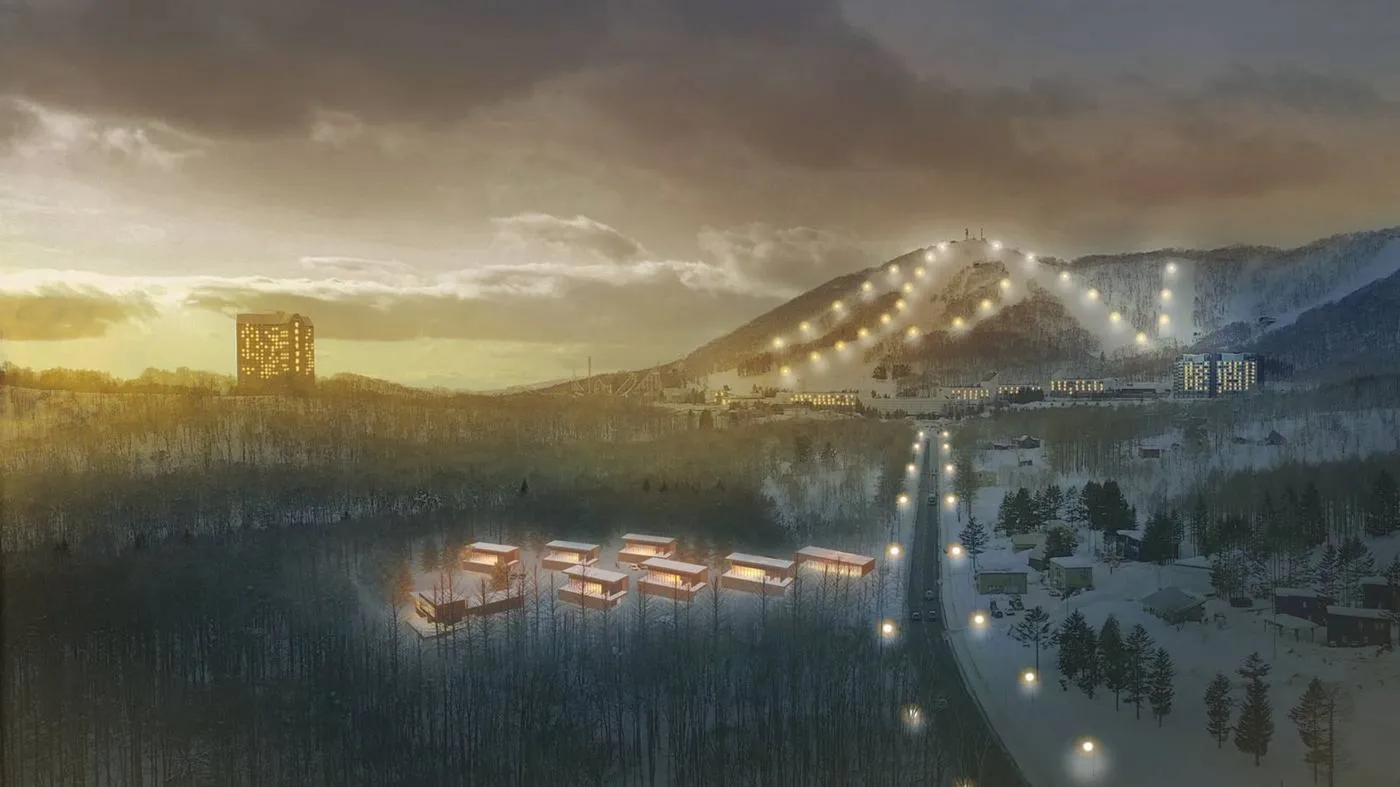 ルスツのヴィラ開発地(完成イメージ)