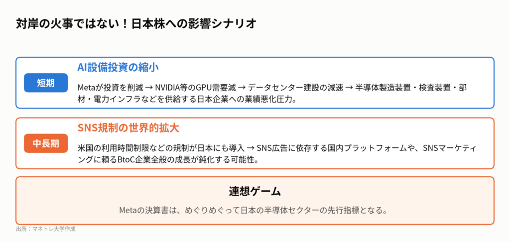 図5:Metaリスクの日本への2つの波及経路