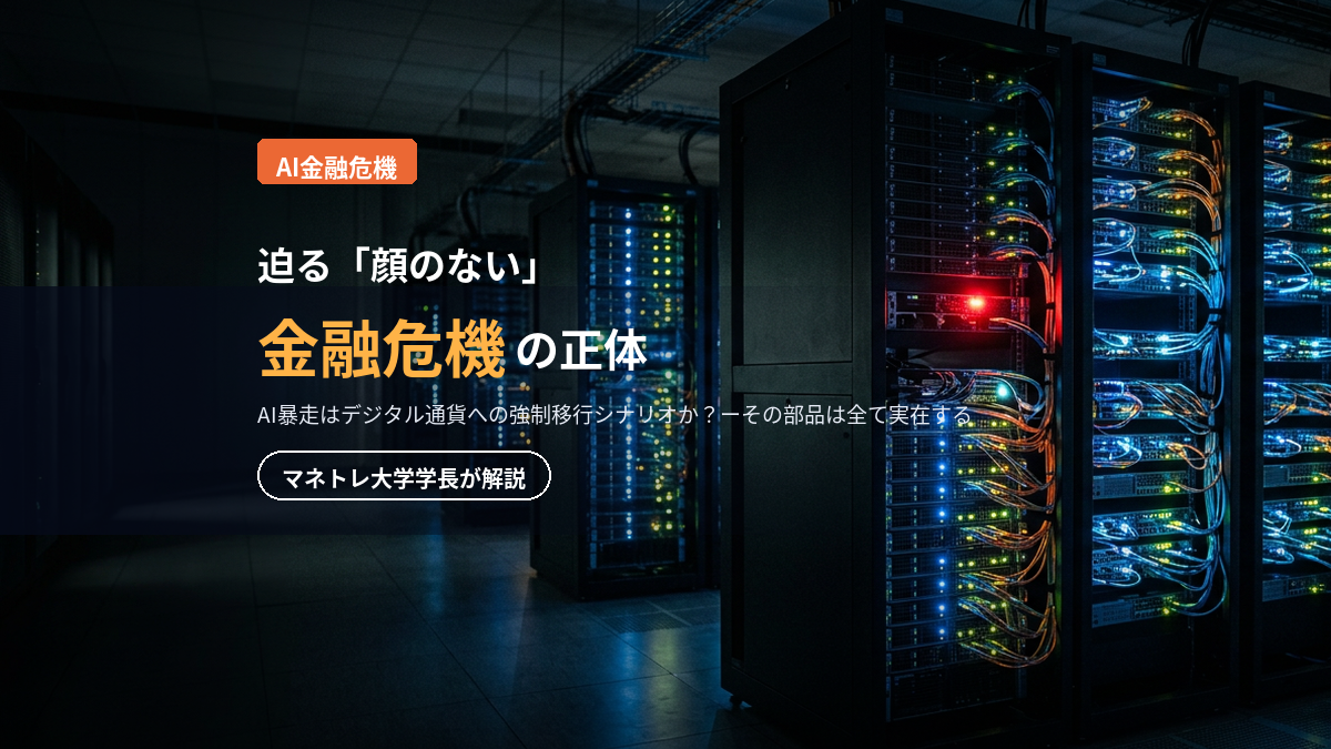 AI金融危機2027｜迫るデジタル通貨移行のシナリオをマネトレ大学学長が解説