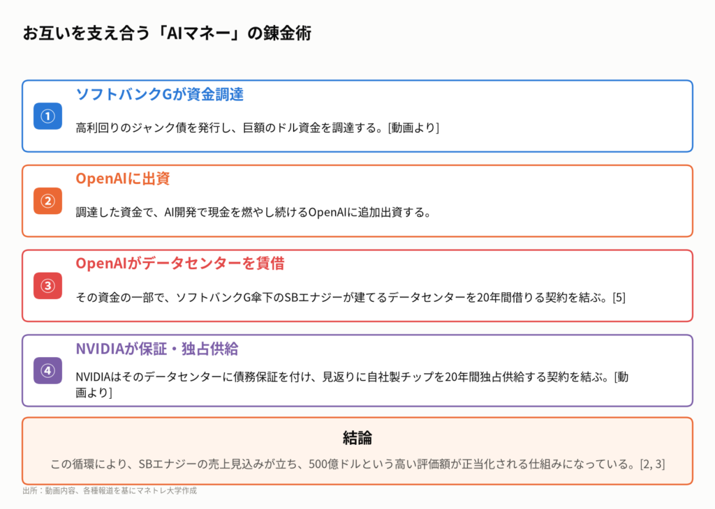 図4：AI業界の奇妙な資金循環