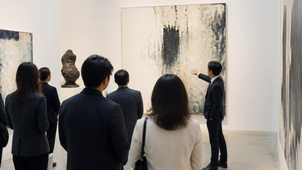 4月:現代アート投資見学会 ※イメージ